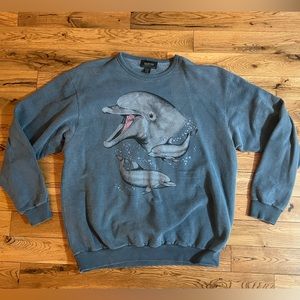 Vintage Non fiction Dolphin Sweatshirt XL